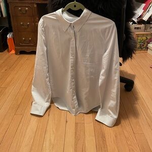 Elegant White Button Down Shirt for Women